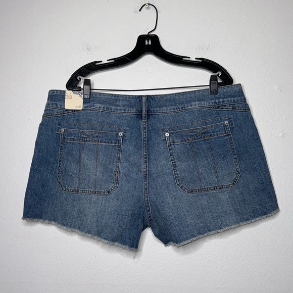 NWT Pilcro x Anthropologie The Wanderer Denim Jean Shorts Size 33 - Picture 6 of 12